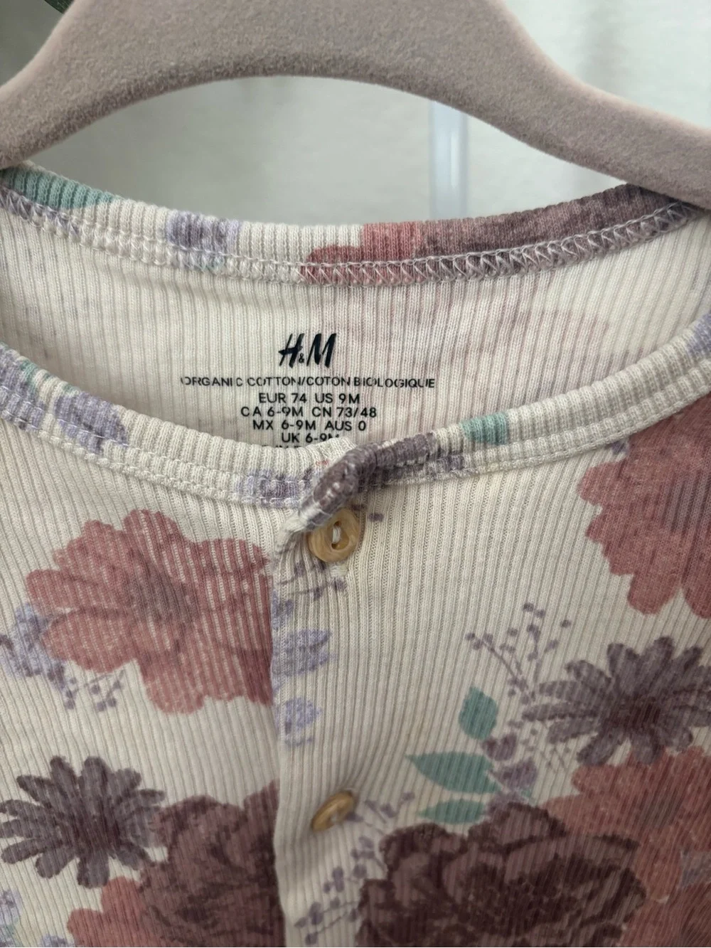 H&M Floral Romper 6-9m